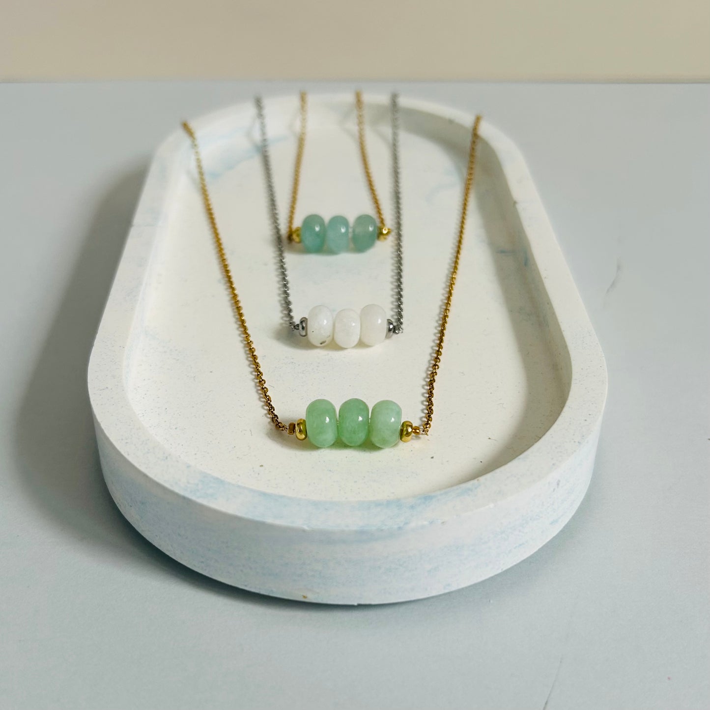 Rondelle Gemstone Necklace | 3