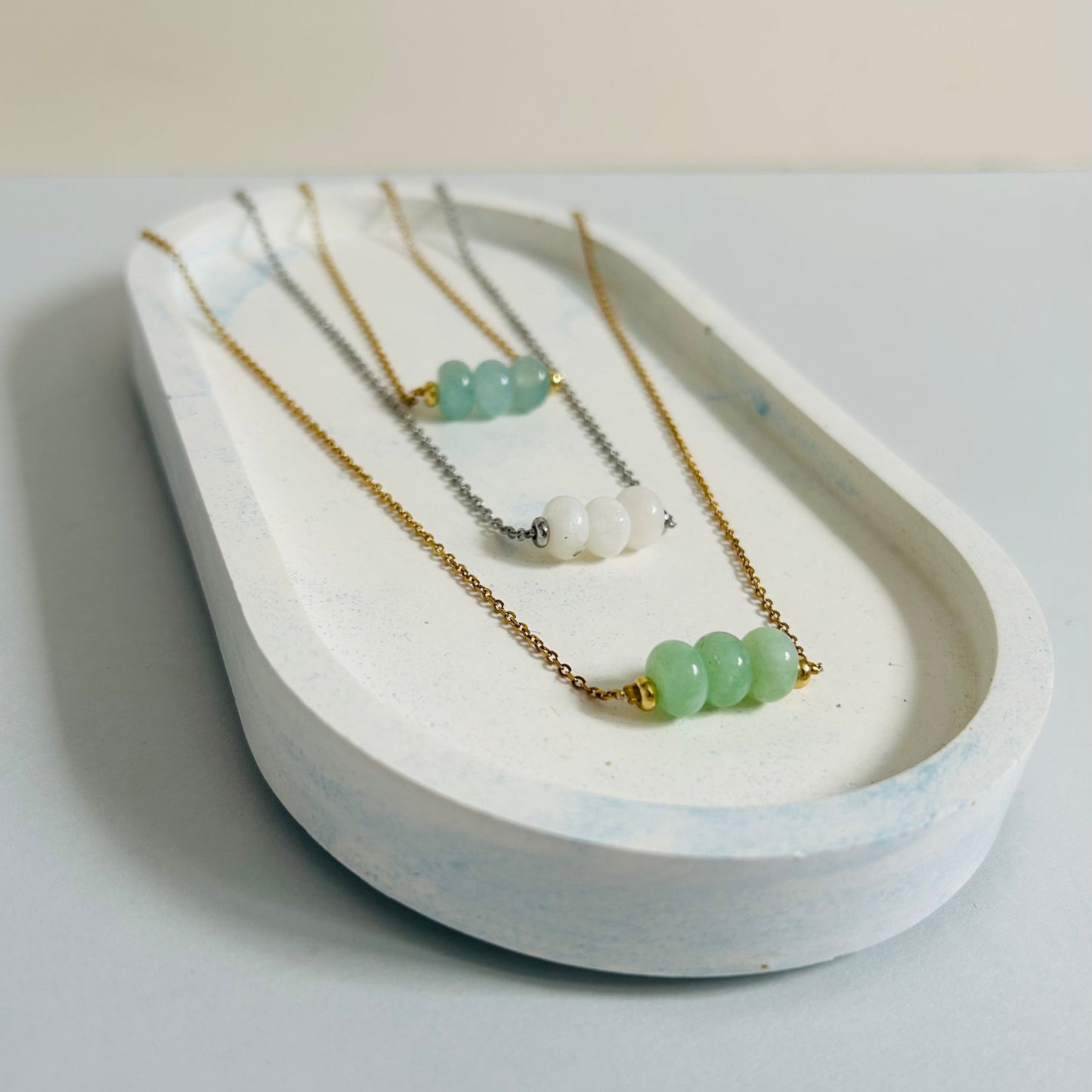 Rondelle Gemstone Necklace | 3