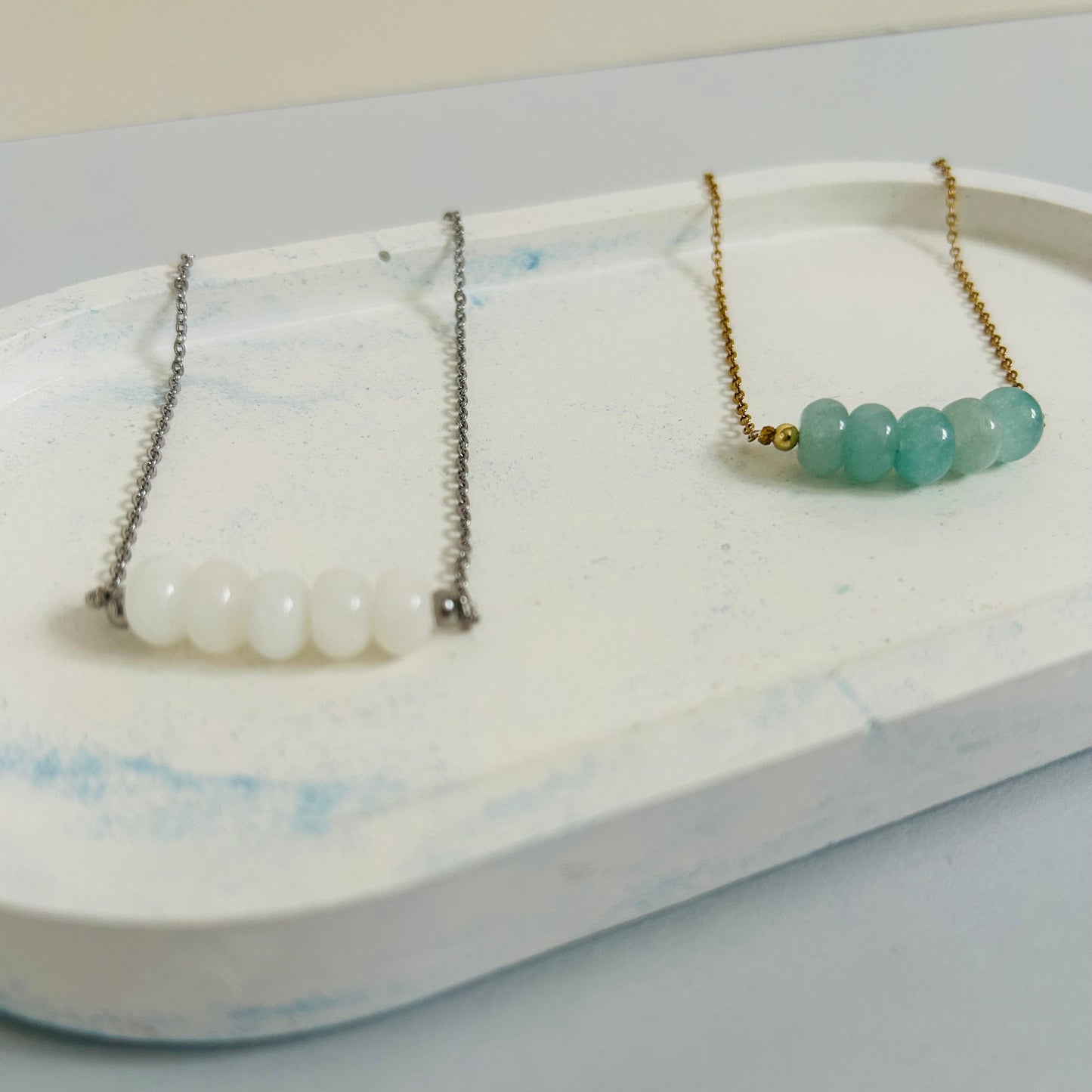 Rondelle Gemstone Necklace | 5