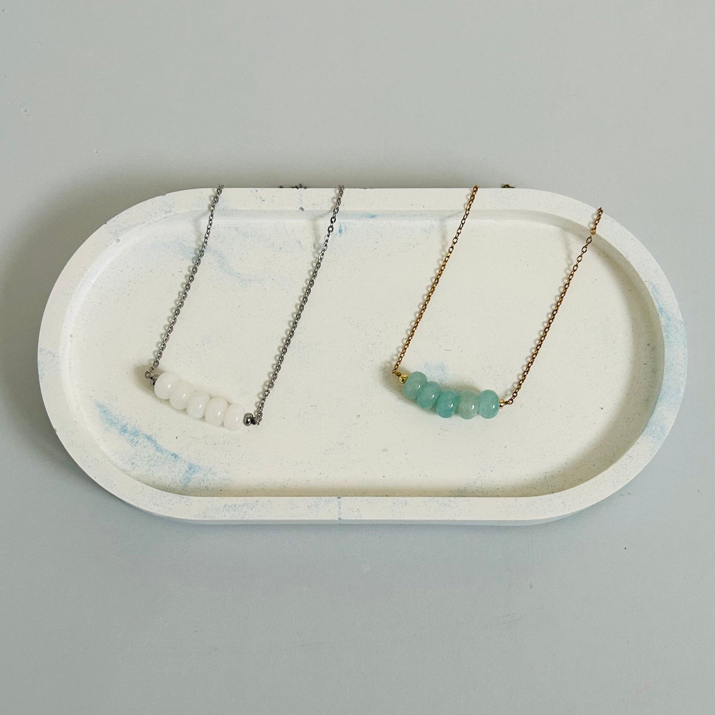 Rondelle Gemstone Necklace | 5