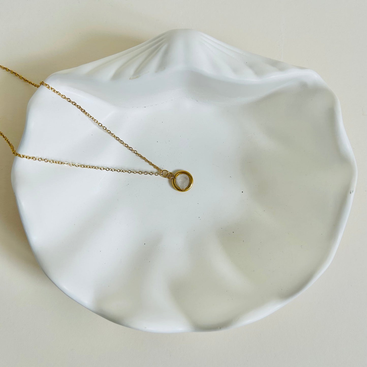 Crystal Round Necklace | Small
