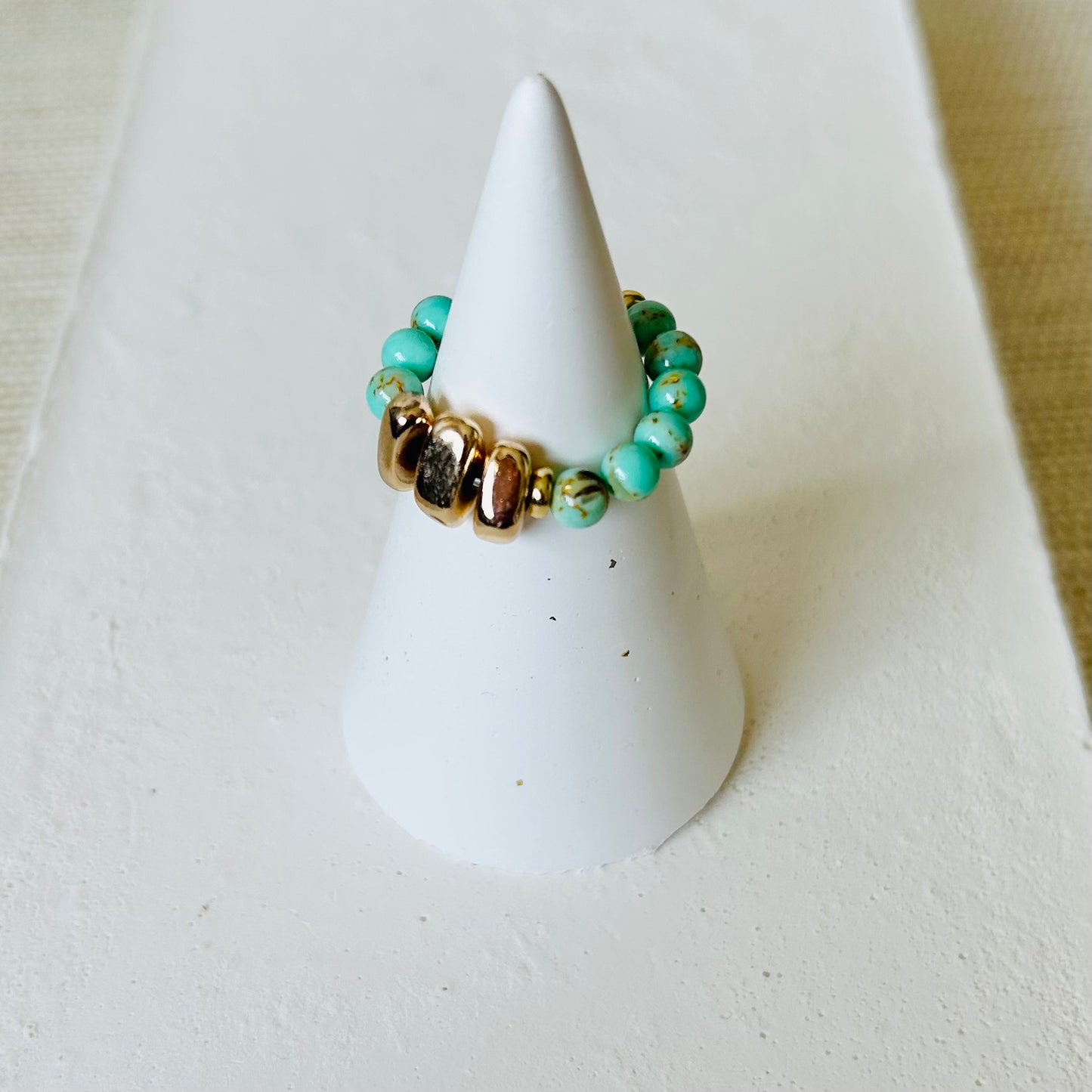 Gemstone Beach Rings | Turquoise