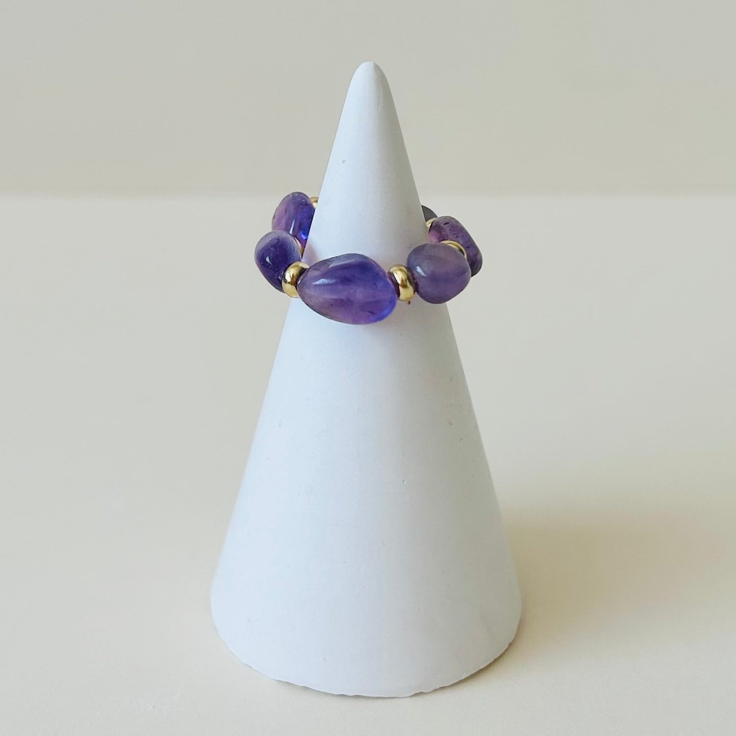Gemstone Beach Rings | Amethyst