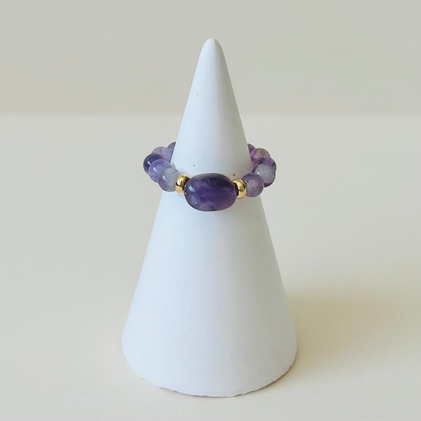 Gemstone Beach Rings | Amethyst