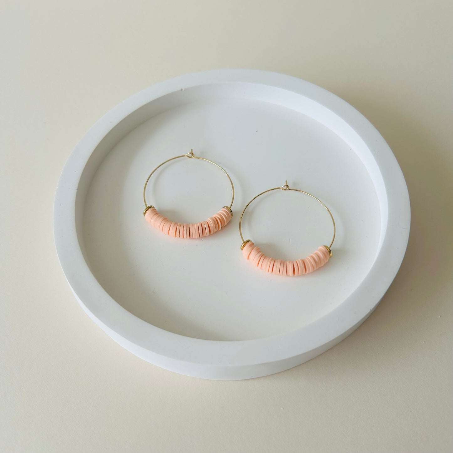 Beach Hooped Earrings | Large