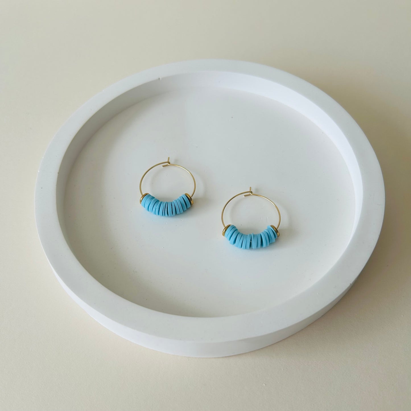 Beach Hooped Earrings | Small