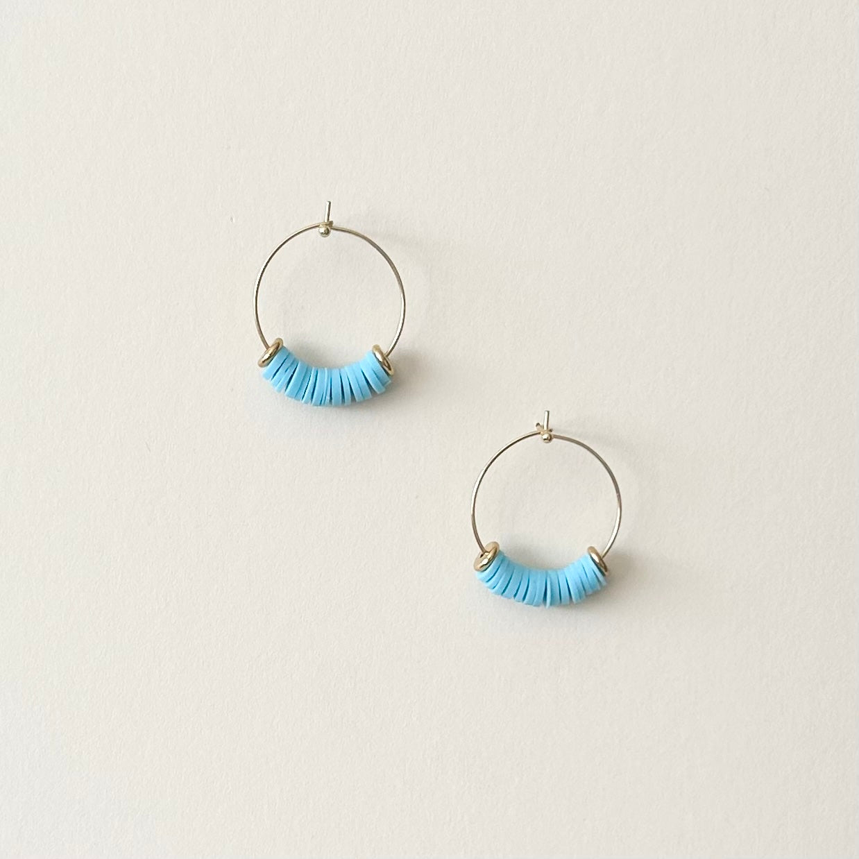 Beach Hooped Earrings | Small