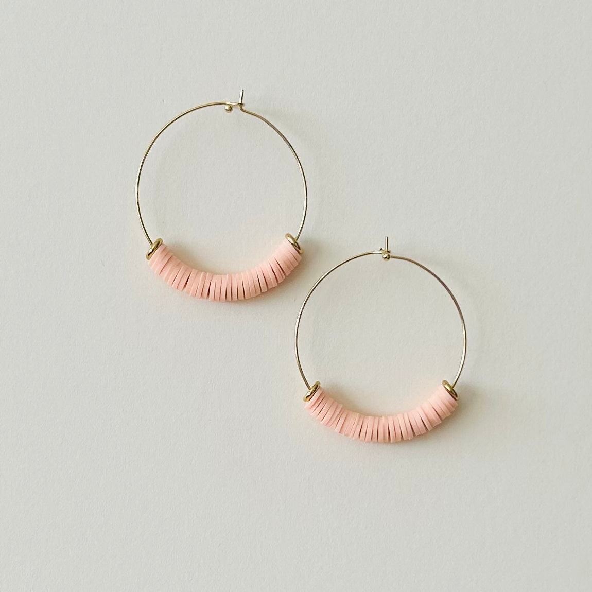 Beach Hooped Earrings | Large