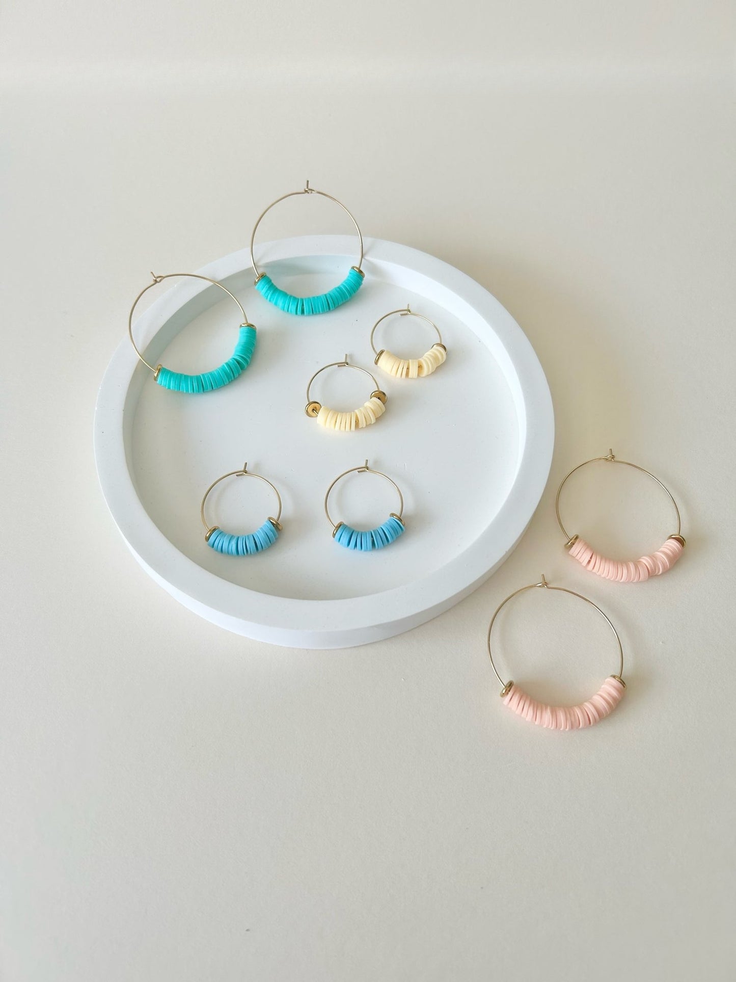 Beach Hooped Earrings | Small