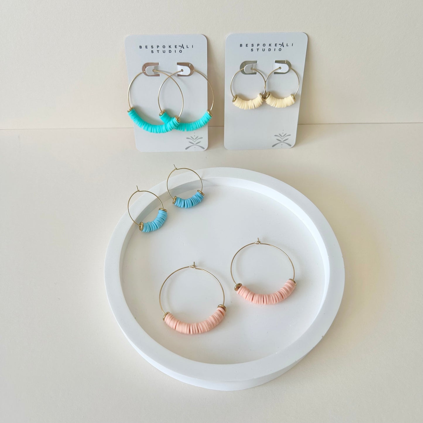 Beach Hooped Earrings | Large