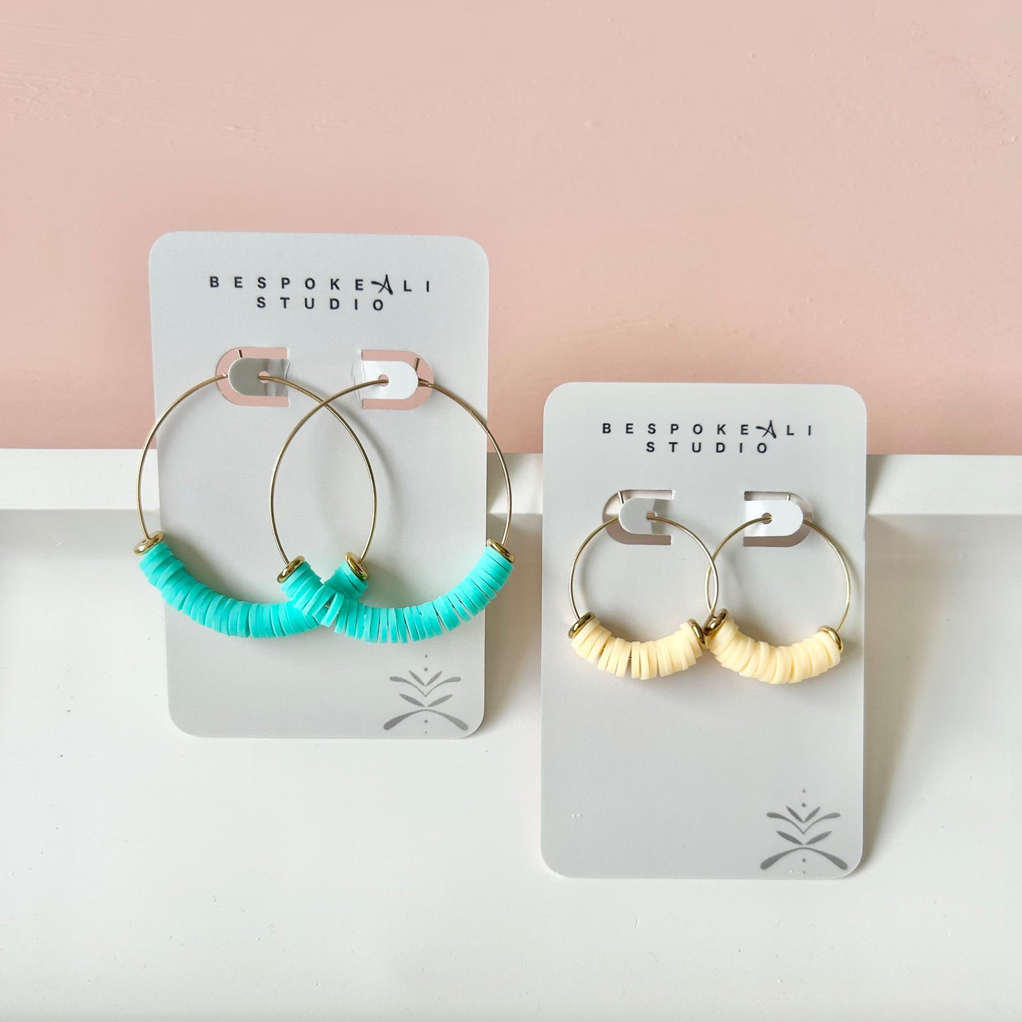 Beach Hooped Earrings | Small