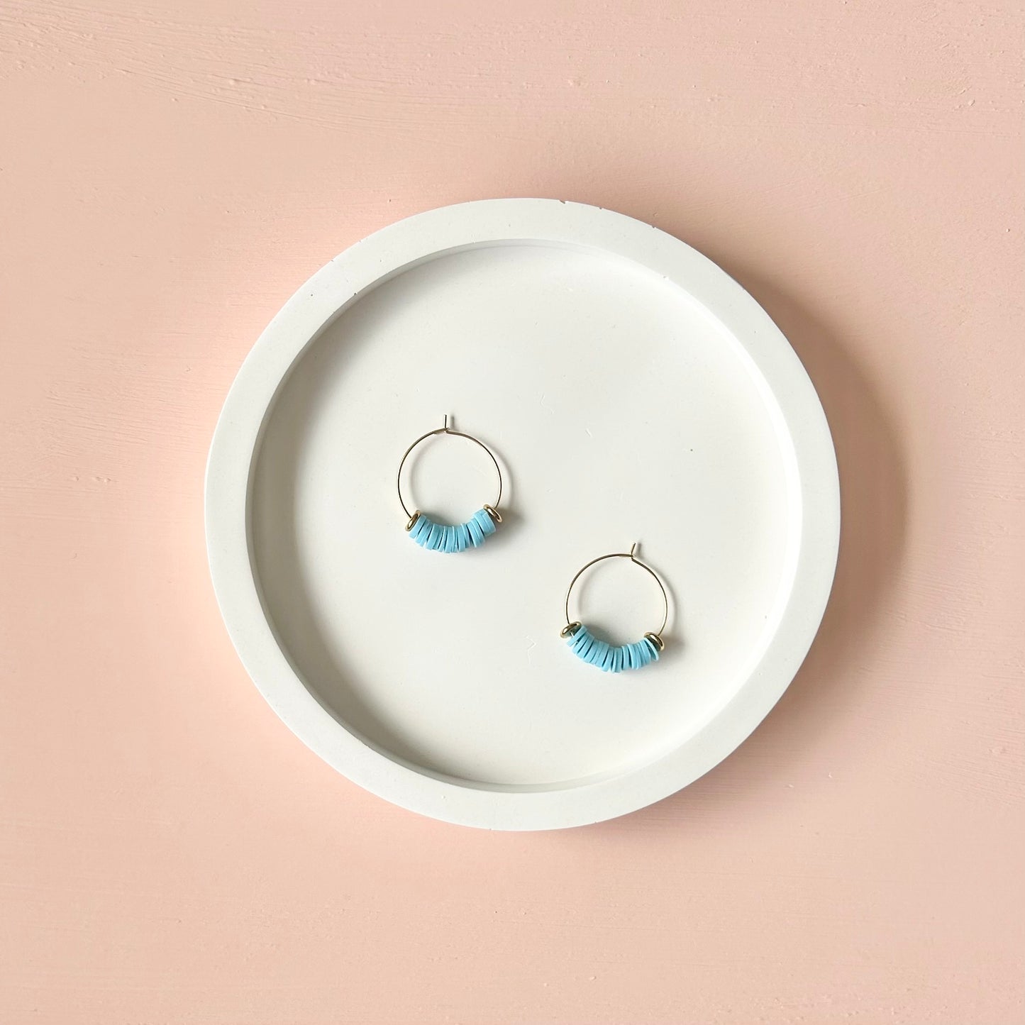 Beach Hooped Earrings | Small