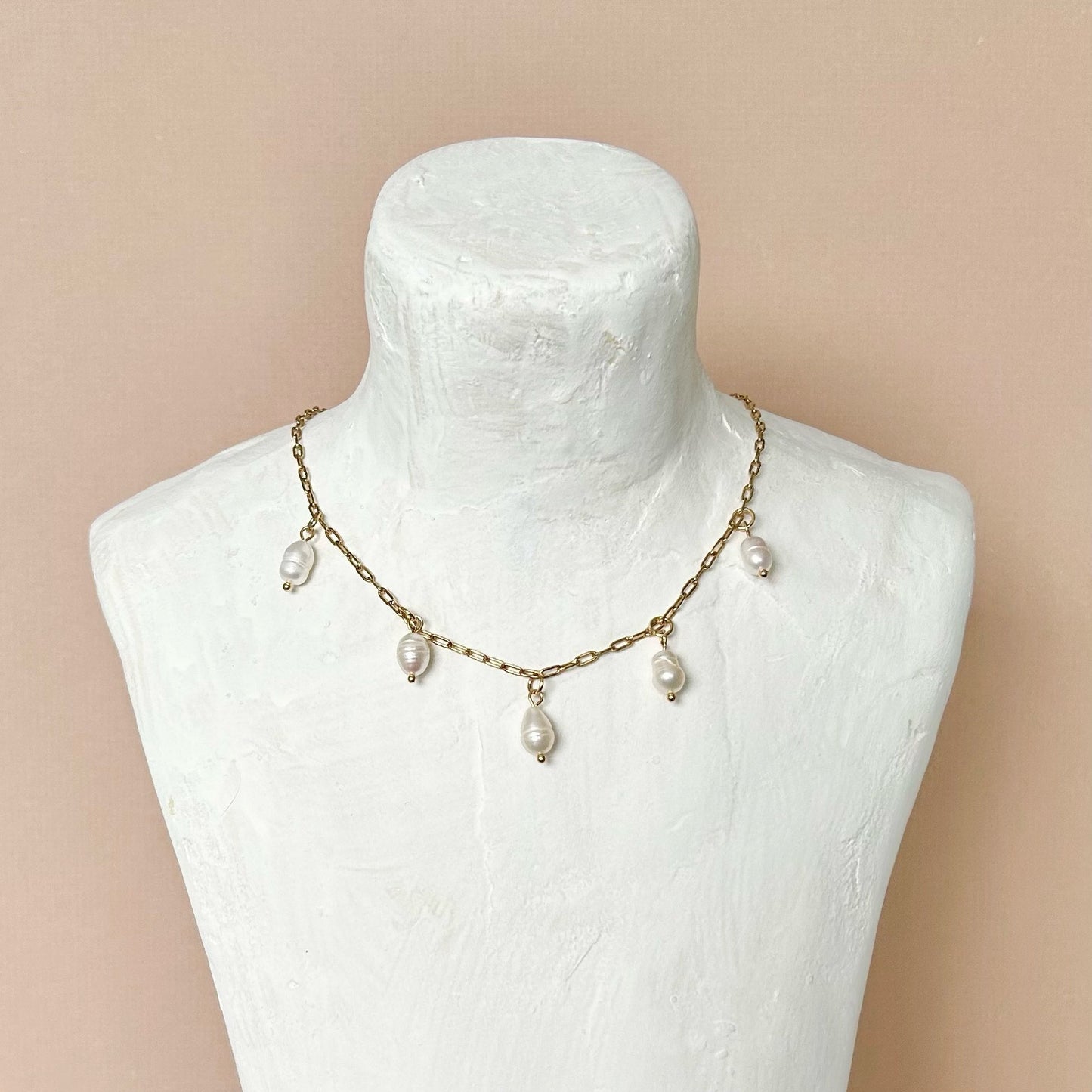 Cove Pearl Drops Necklace