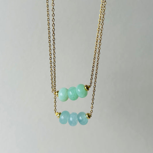 Rondelle Gemstone Necklace | 3