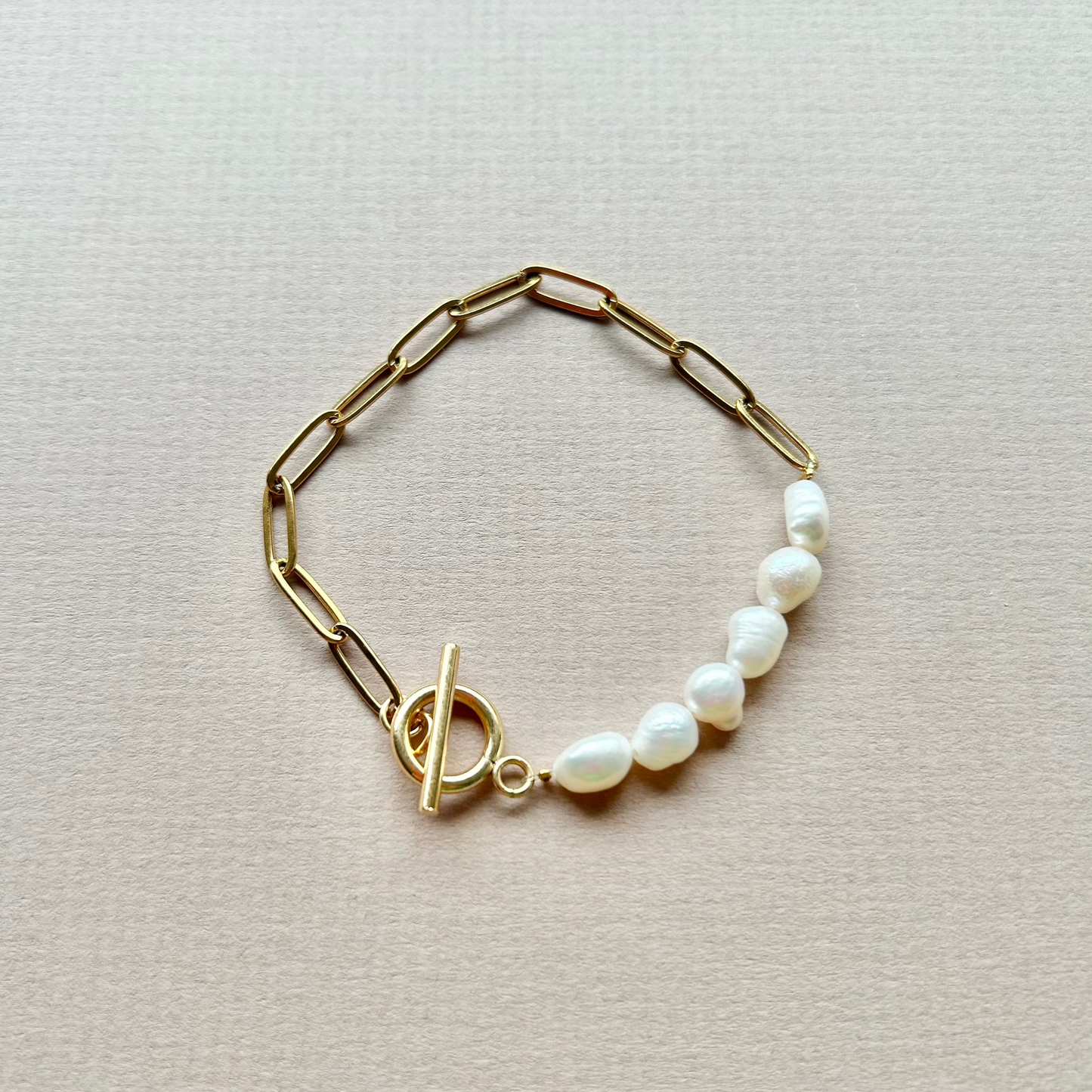 Wave Pearl Bracelet