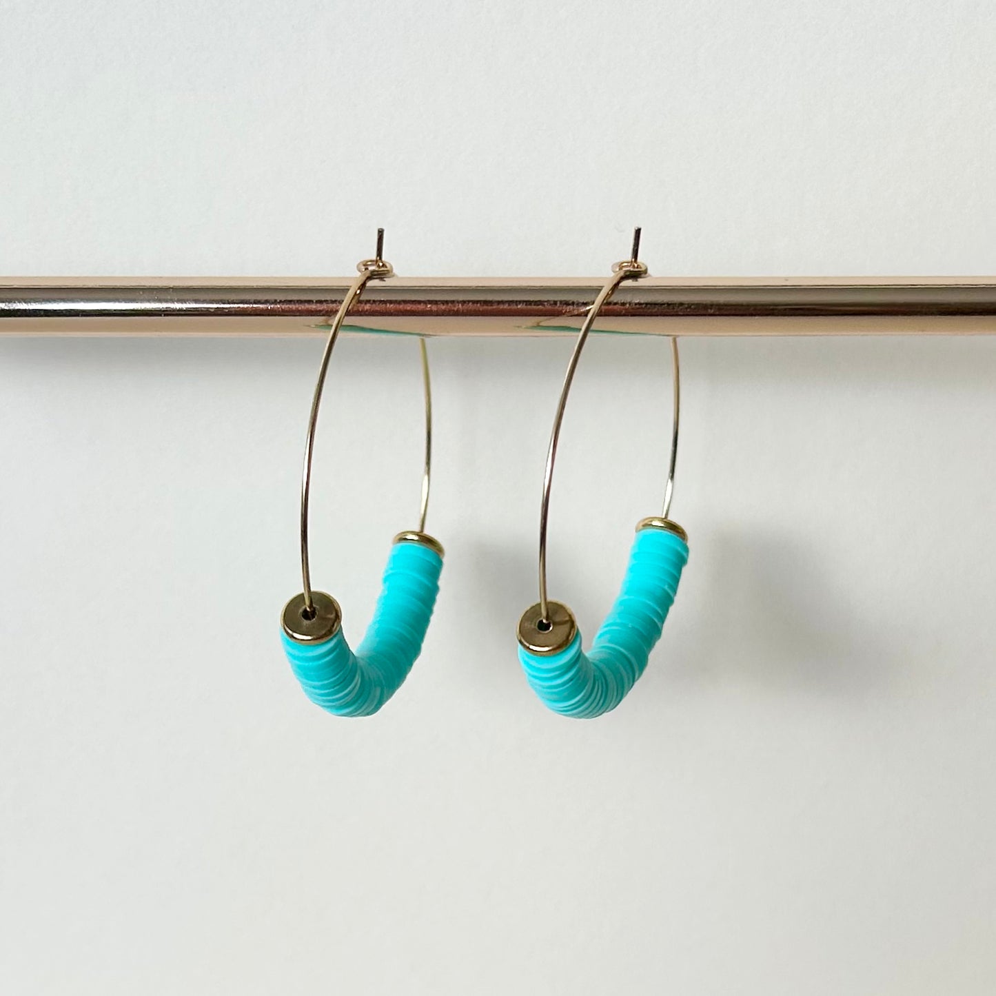 Beach Hooped Earrings | Large