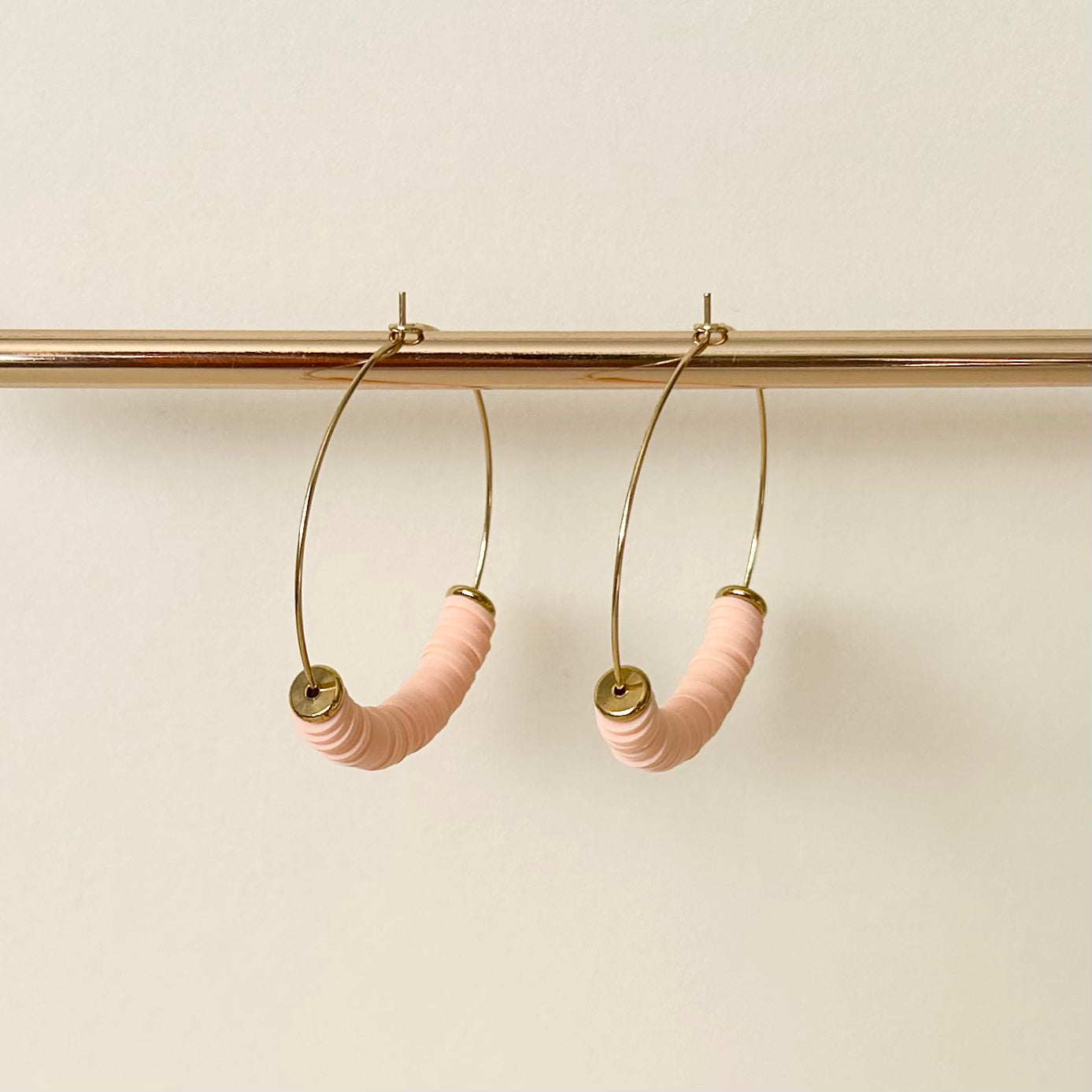 Beach Hooped Earrings | Large