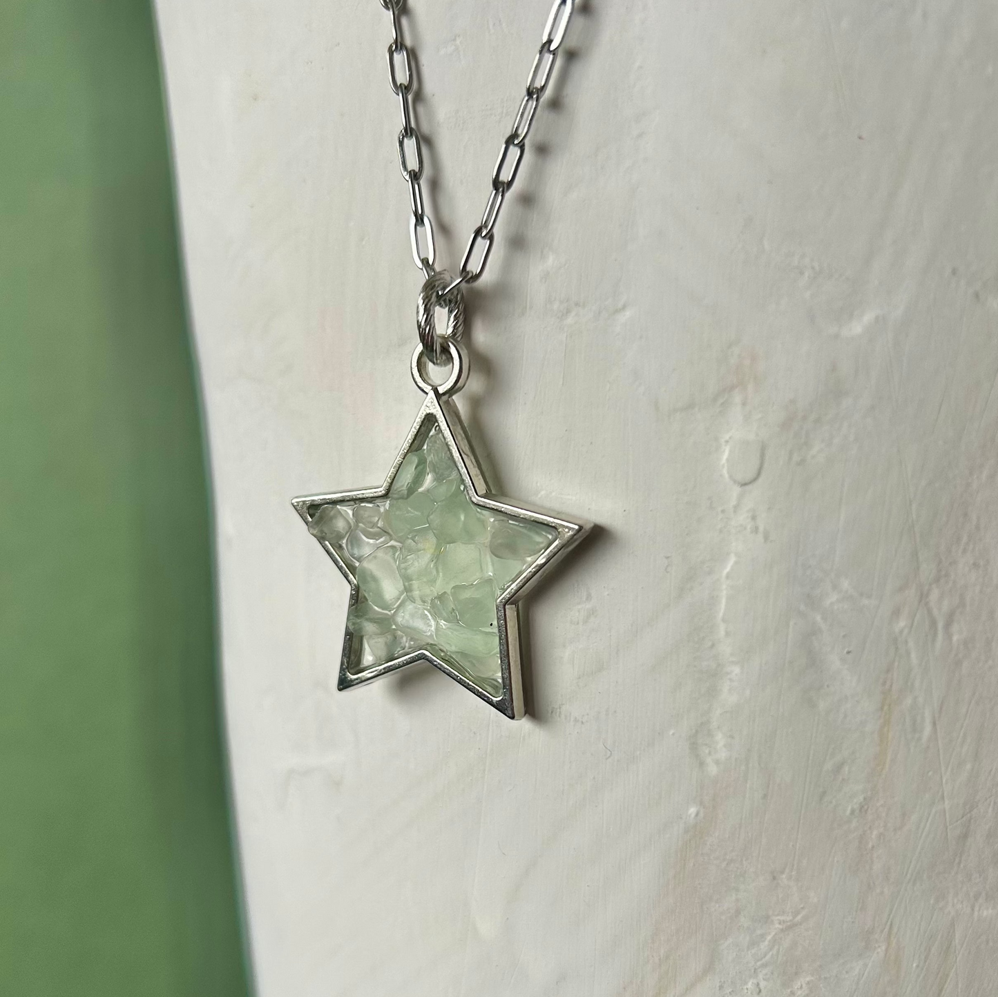 Crystal Star Necklace | Delicate Chain