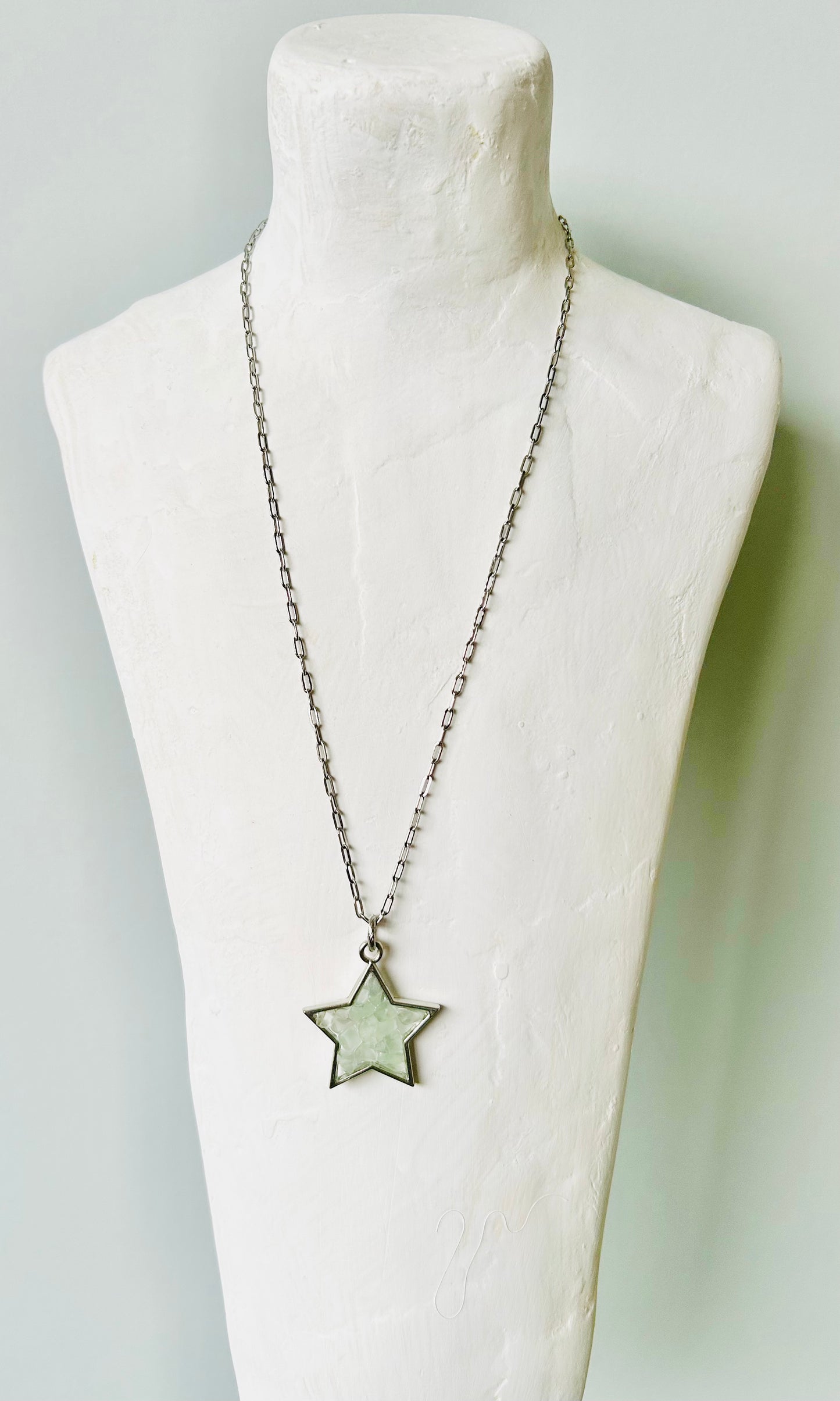 Crystal Star Necklace | Delicate Chain