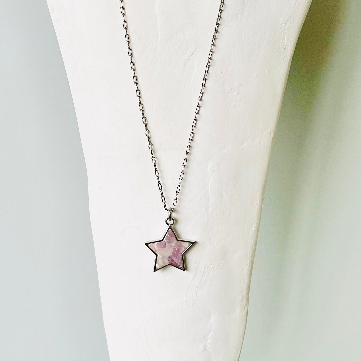 Crystal Star Necklace | Delicate Chain