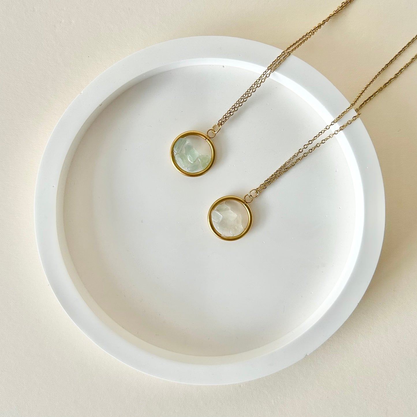 Crystal Round Necklace | Small