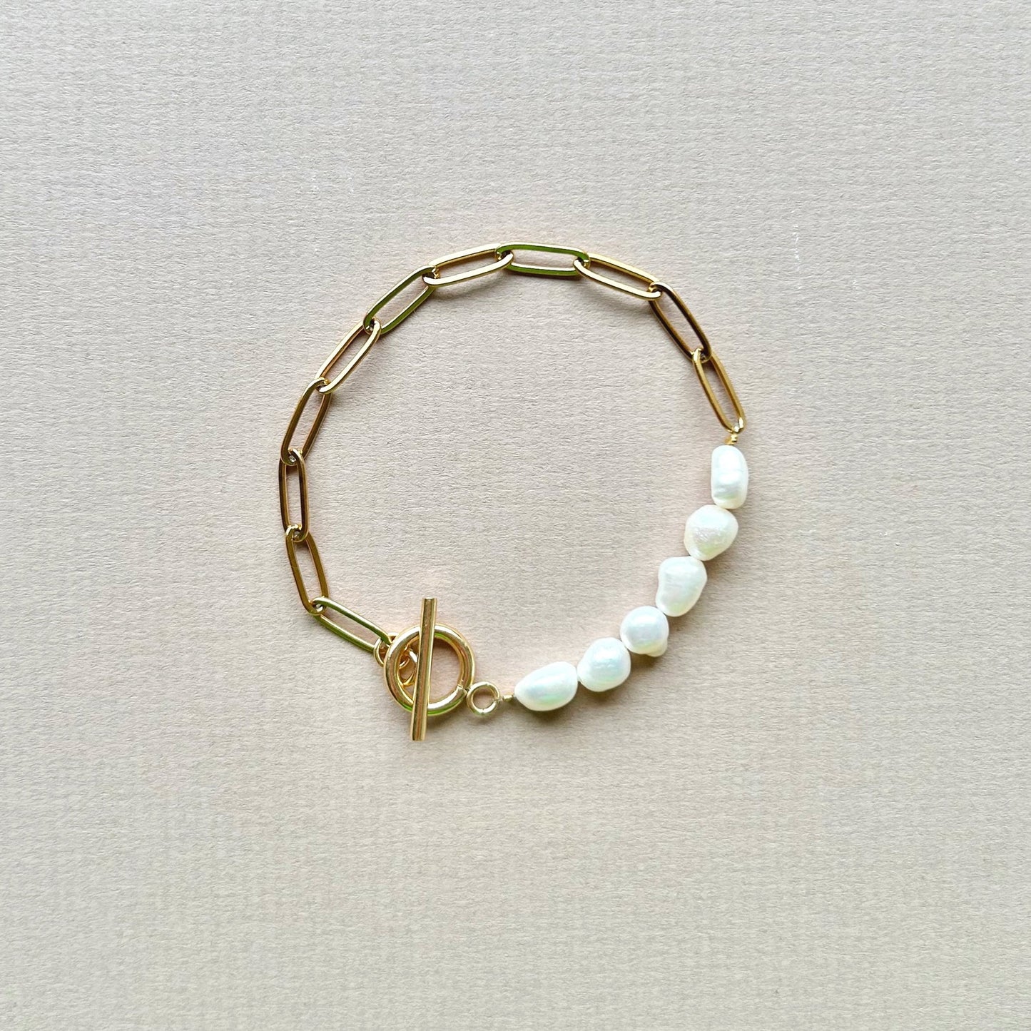 Wave Pearl Bracelet